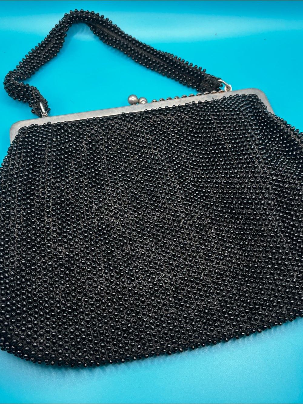 1950s Corde Bead Lucite Evening Bag